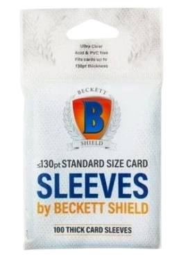 Beckett Shield Kartenhüllen Softsleeves 100 Stück